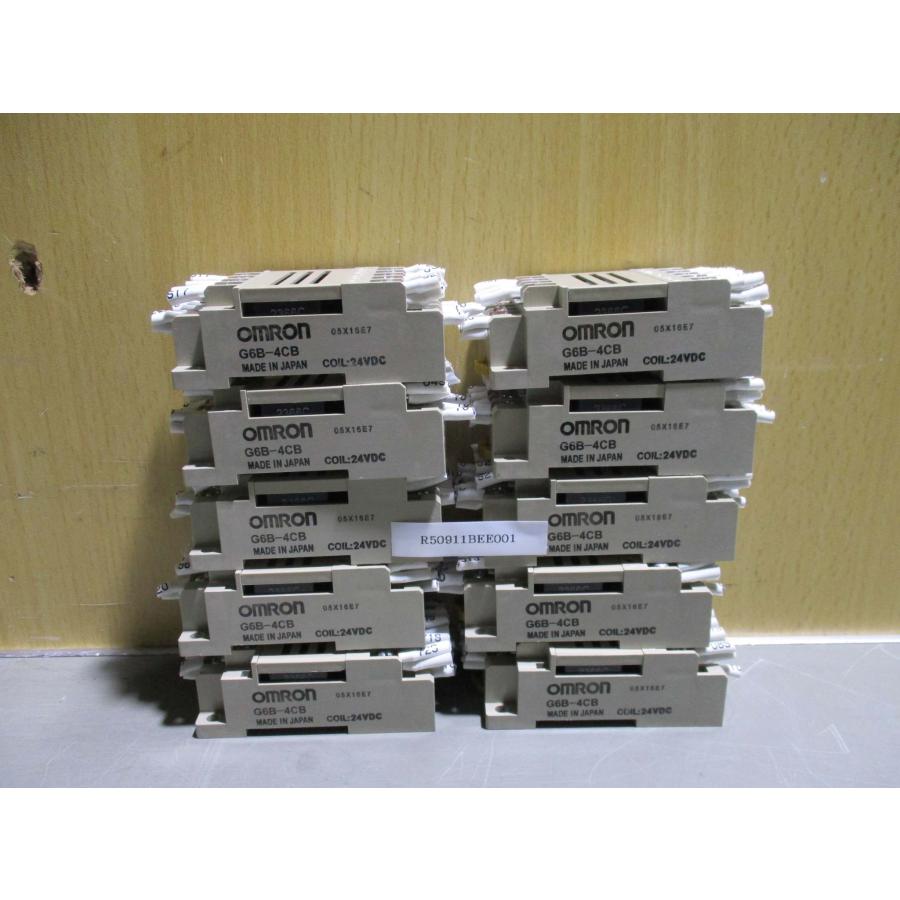 中古 OMRON G6B-4CB ターミナルリレー?DC24 10個 (R50911BEE001