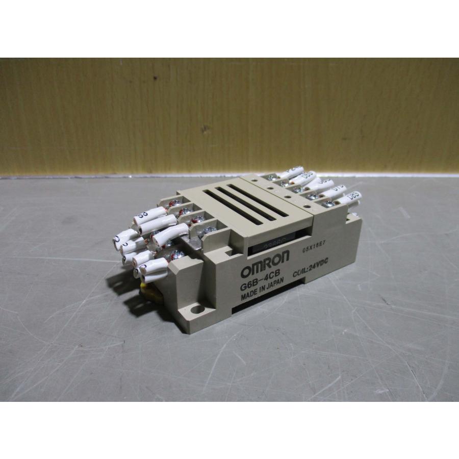 中古 OMRON G6B-4CB ターミナルリレー?DC24 10個 (R50911BEE001