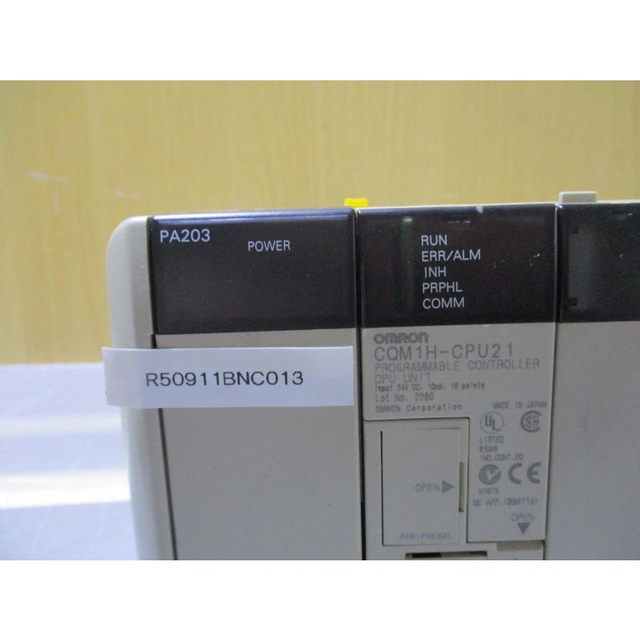 中古 OMRON PA203 CQM1H-CPU21 ID213 OD213*2 OD212(R50911BNC013 ...
