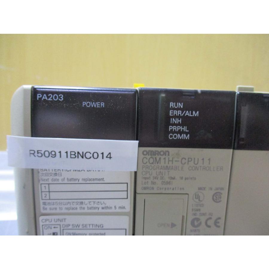 中古 OMRON PA203 CQM1H-CPU11 ID212*2 OD213 OD212(R50911BNC014 ...