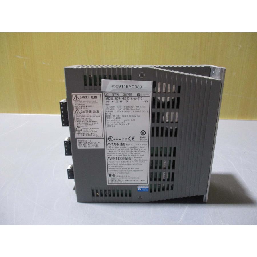 中古 NIKKI DENSO ACサーボドライバー NCR-HE2801A-A-010(R50911BYC039