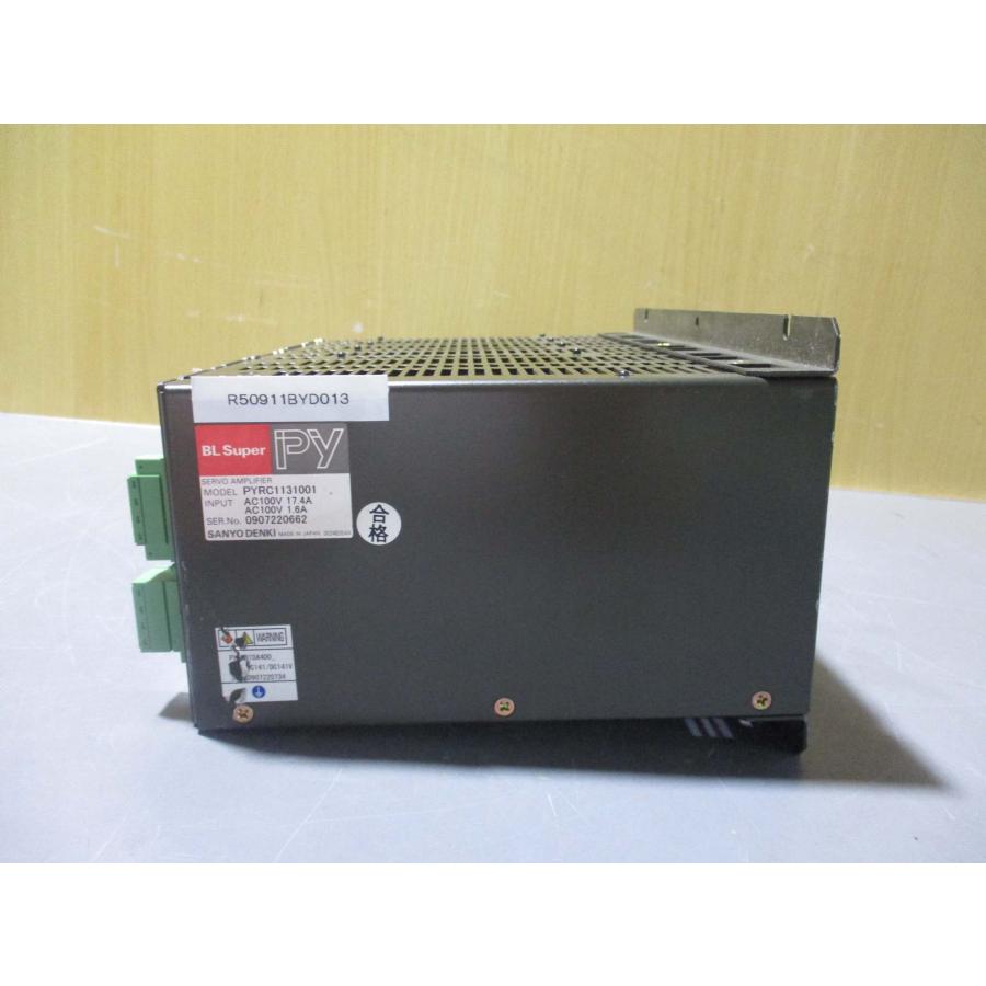 中古 SANYO DENKI PYRC1131001 サーボアンプ PYRC015PXH6WP0T