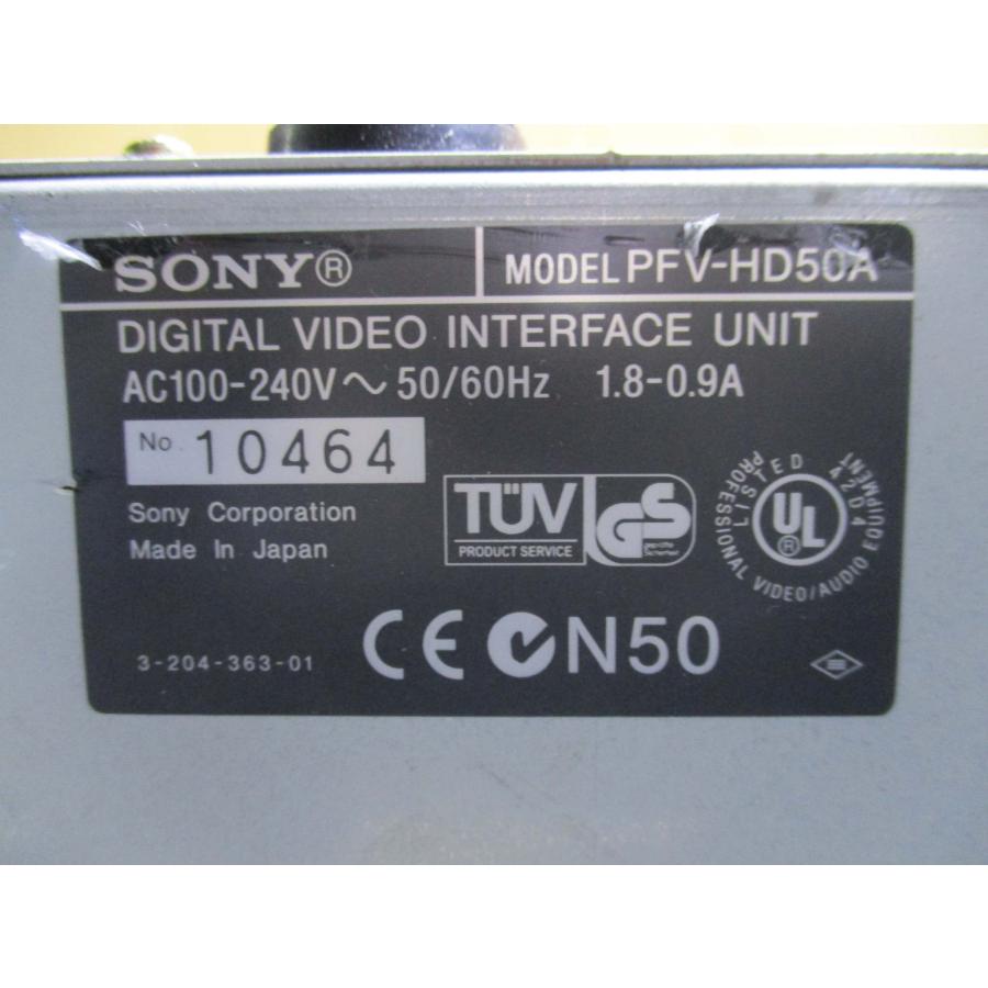 中古 SONY HD DIGITAL VIDEO INTERFACE UNIT PFV-HD50A HD放送用 中古 SONY HD DIGITAL VIDEO INTERFACE UNIT PFV-HD50A HD放送用