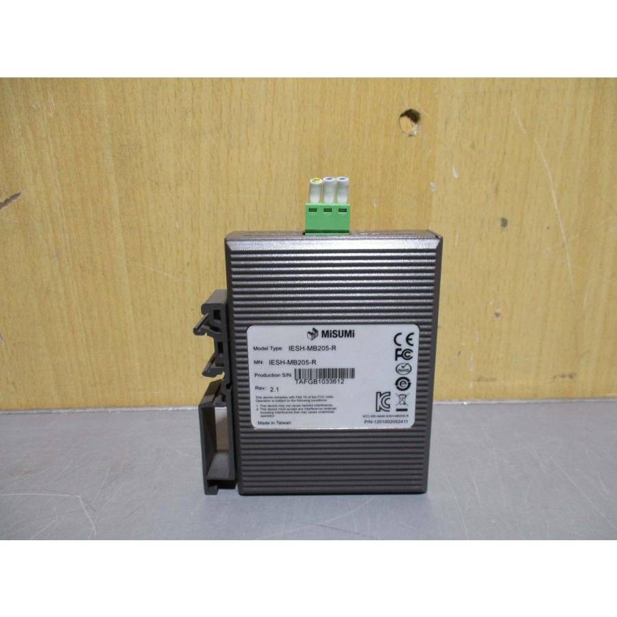 中古 MISUMI IESH-MB205-R 5/8ポートギガビットアンマネージド産業用