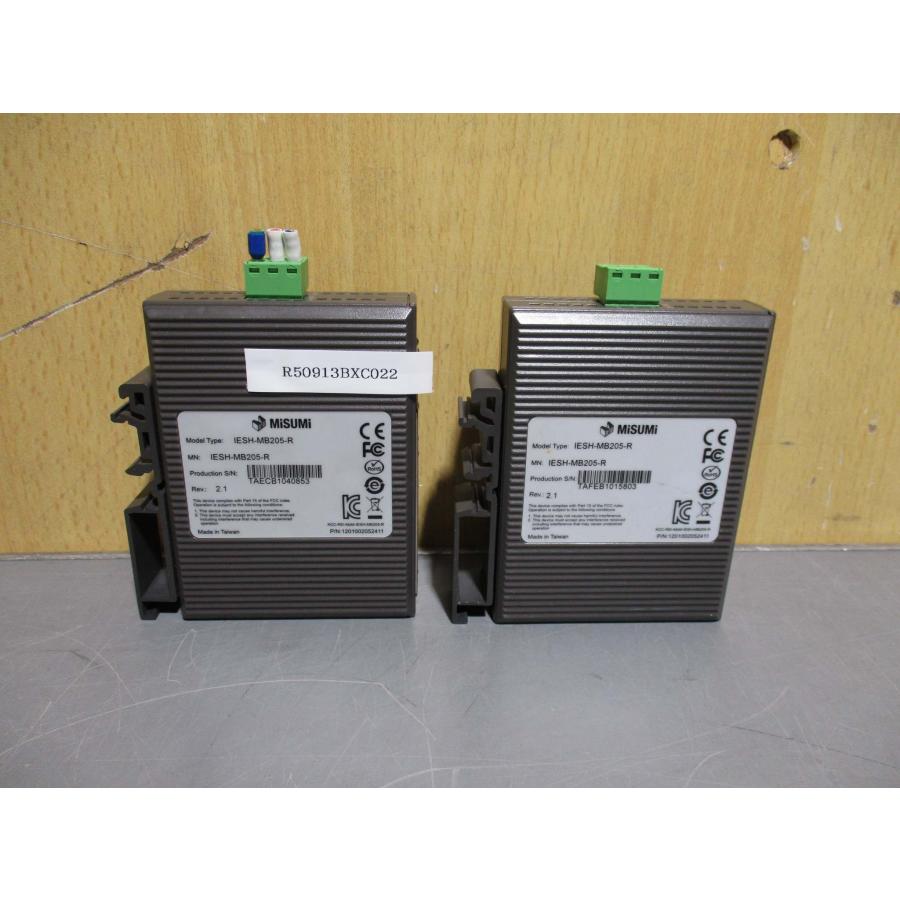 中古 MISUMI IESH-MB205-R 5/8ポートギガビットアンマネージド産業用 