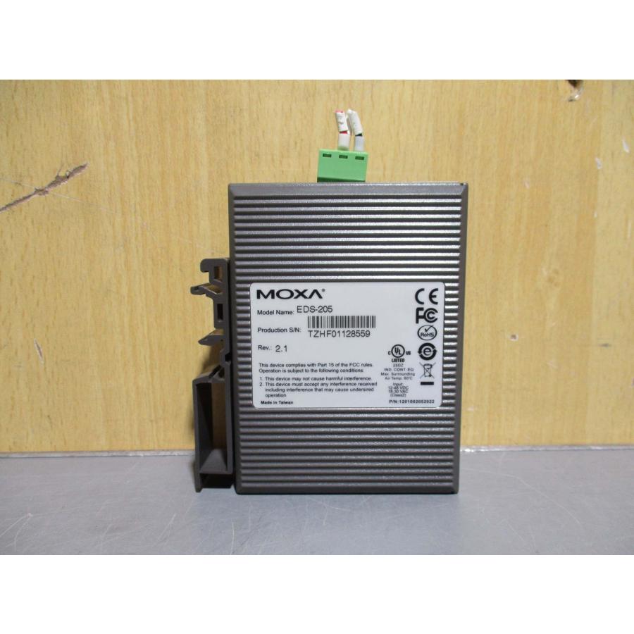 中古 MOXA EDS-205 ポートギガビットアンマネージド産業用スイッチング