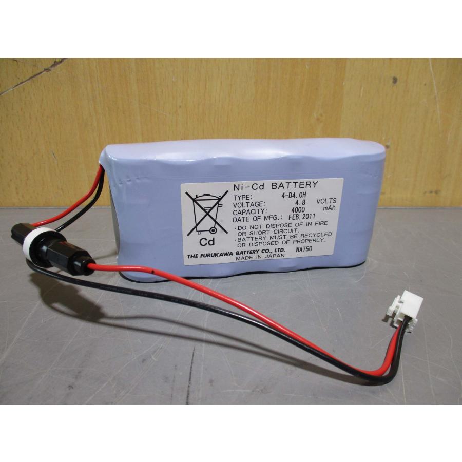 中古 古河電池 密閉形Ni-Cd蓄電池 4-D4.OH 2個(R50913DSE025