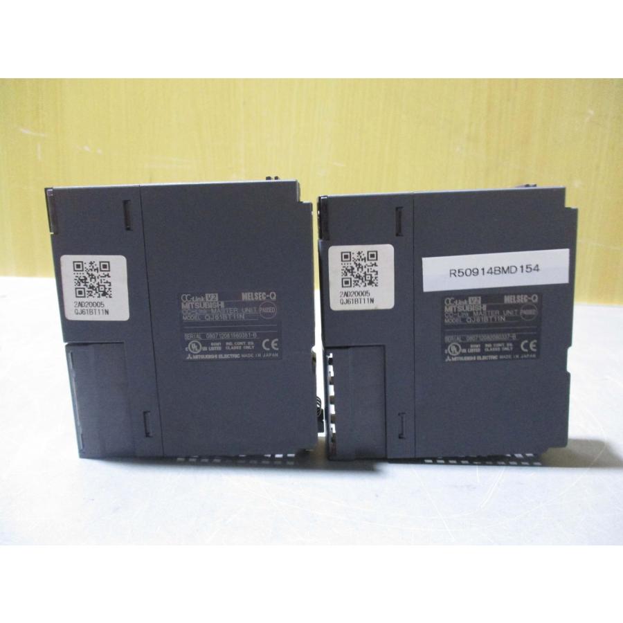 中古 MITSUMISHI QJ61BT11N CC-Linkマスタユニット 2個(R50914BMD154