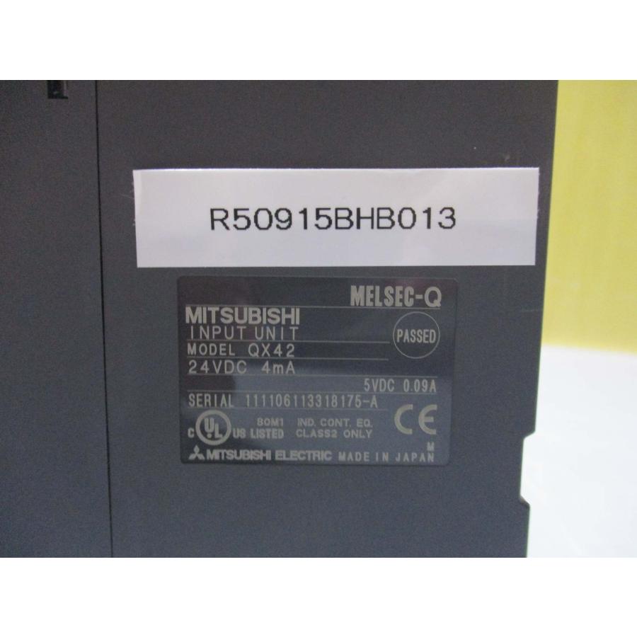中古 MITSUBISHI MELSE-Q INPUT UNIT QX42 入力ユニット 2個