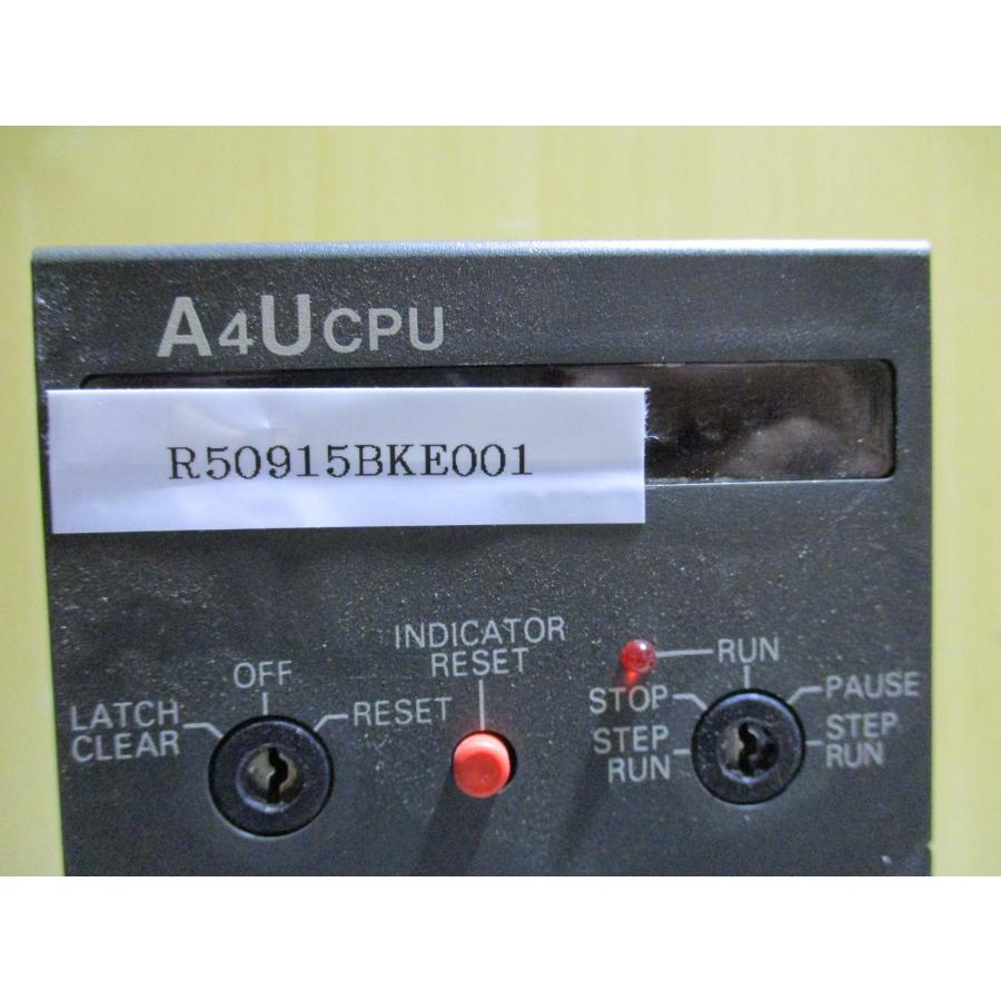【中古】 MITSUBISHI 三菱電機 A4UCPU CPUユニット 中古 MITSUBISHI A4UCPU CPUユニット (R50915BKE001) : growdetrading