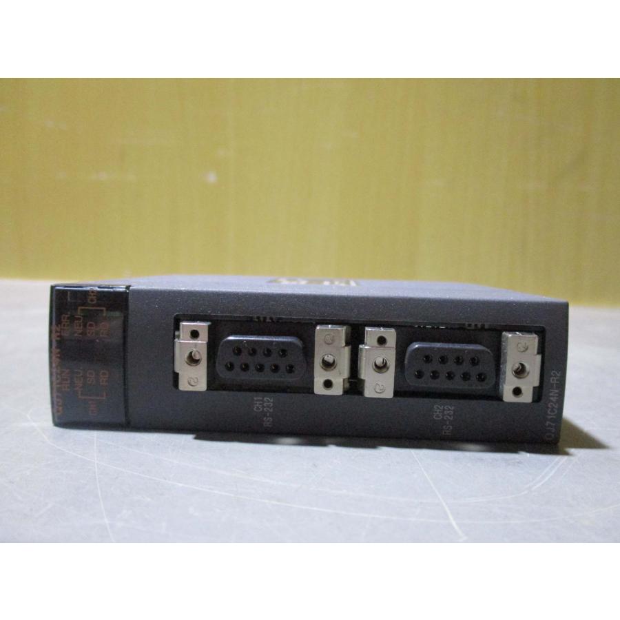 中古 MITSUBISHI RS-232 UNIT QJ71C24N-R2 シーケンサー 2個