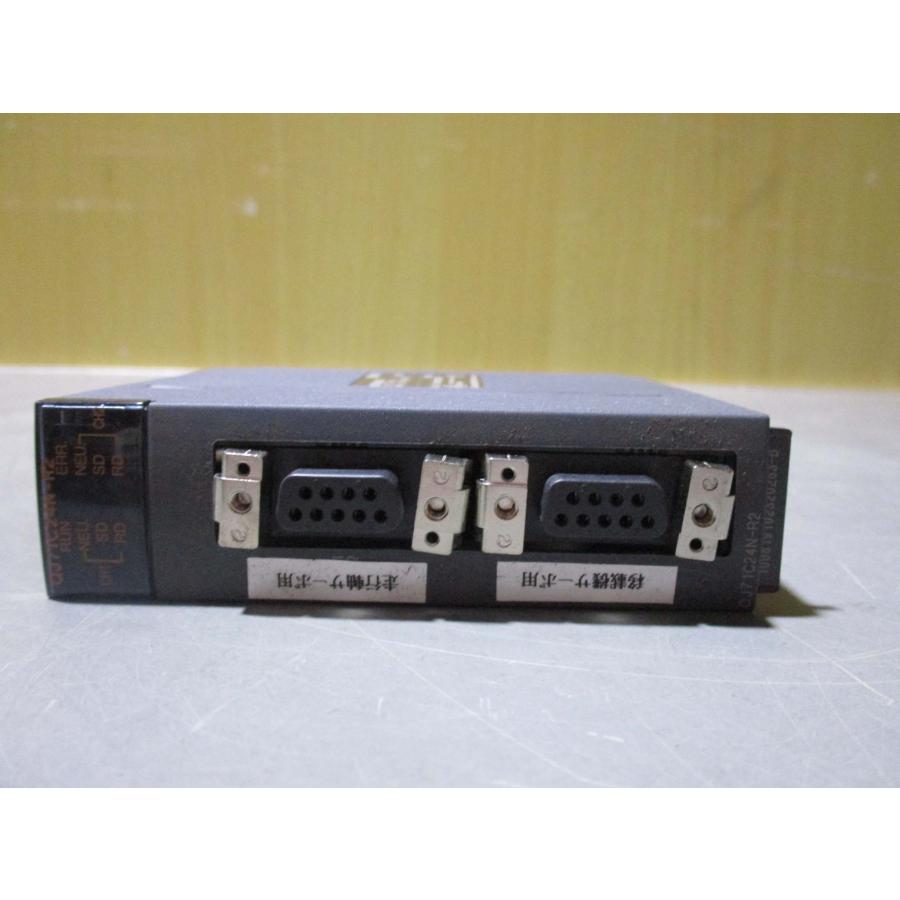 中古 MITSUBISHI RS-232 UNIT QJ71C24N-R2 シーケンサー 2個