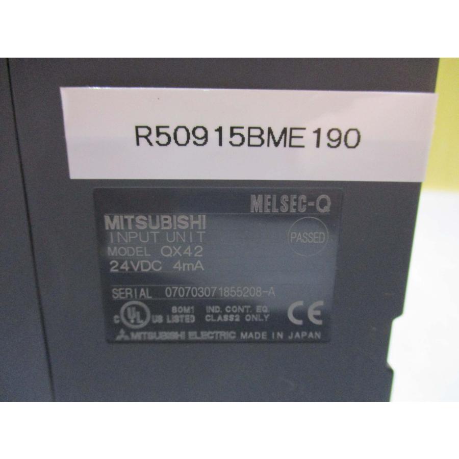 中古 MITSUBISHI MELSE-Q INPUT UNIT QX42 入力ユニット 2個