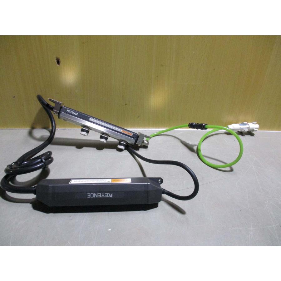中古 KEYENCE SJ-M030/SJ-M300 イオナイザー 静電気除去装置