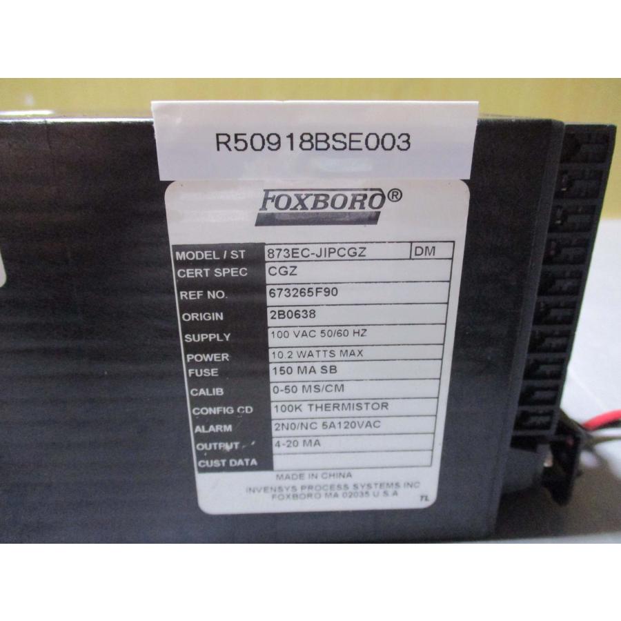 中古 FOXBORO 873EC-JIPCGZ 無電極式導電率・薬液濃度モニター 