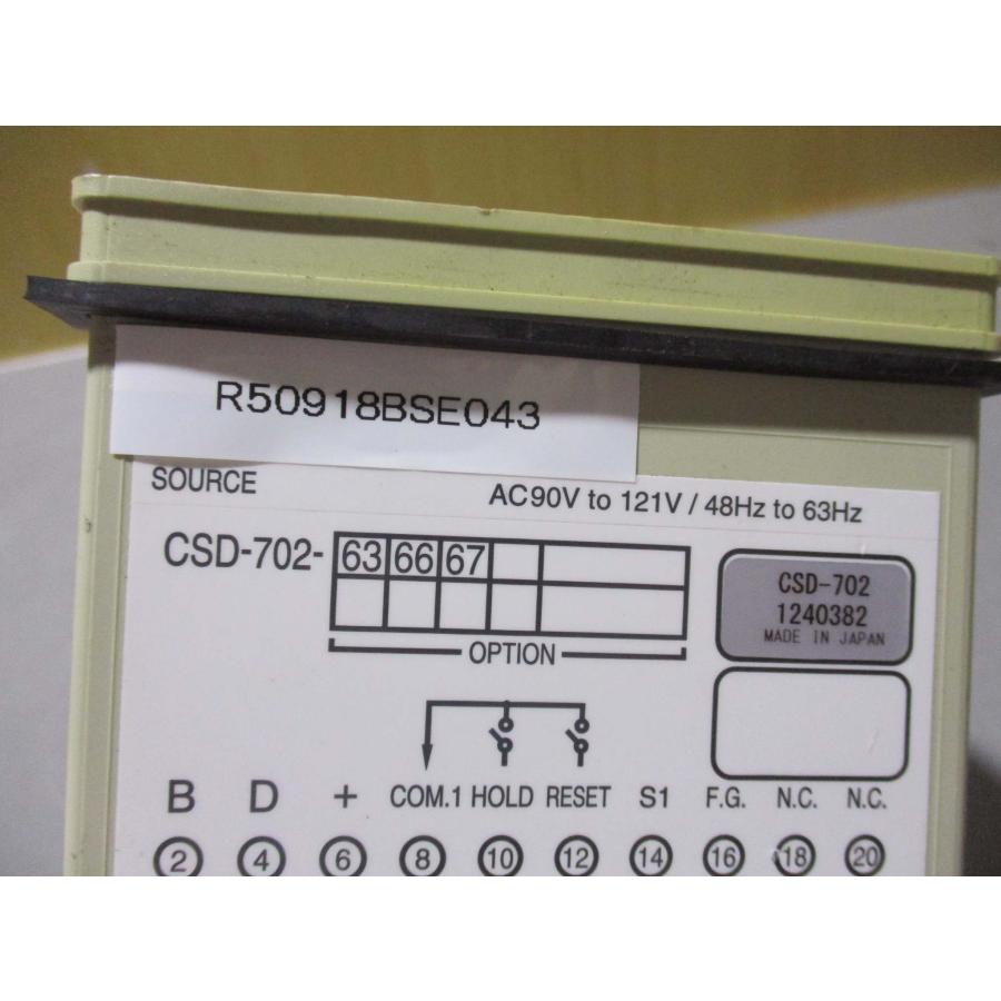 中古 NMB CSD-702 変換器用デジタル指示計(R50918BSE043