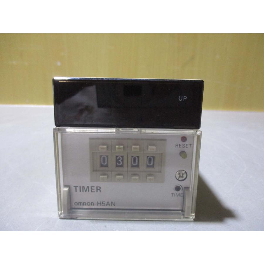 中古 OMRON H5AN-4DM 100-240VAC 50/60HZ クォーツタイマ 2個 
