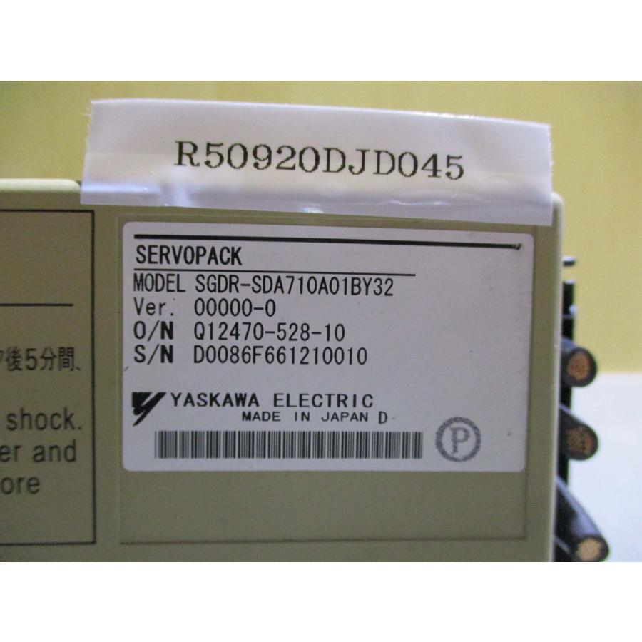 中古 YASKAWA SERVO PACK SGDR-SDA710A01BY32(R50920DJD045