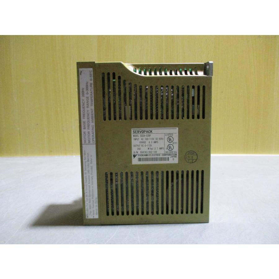 中古 YASKAWA SERVO PACK SGDA-02BP サーボパック(R50920ECE032 中古 YASKAWA SERVO PACK SGDA-02BP サーボパック(R50920ECE032