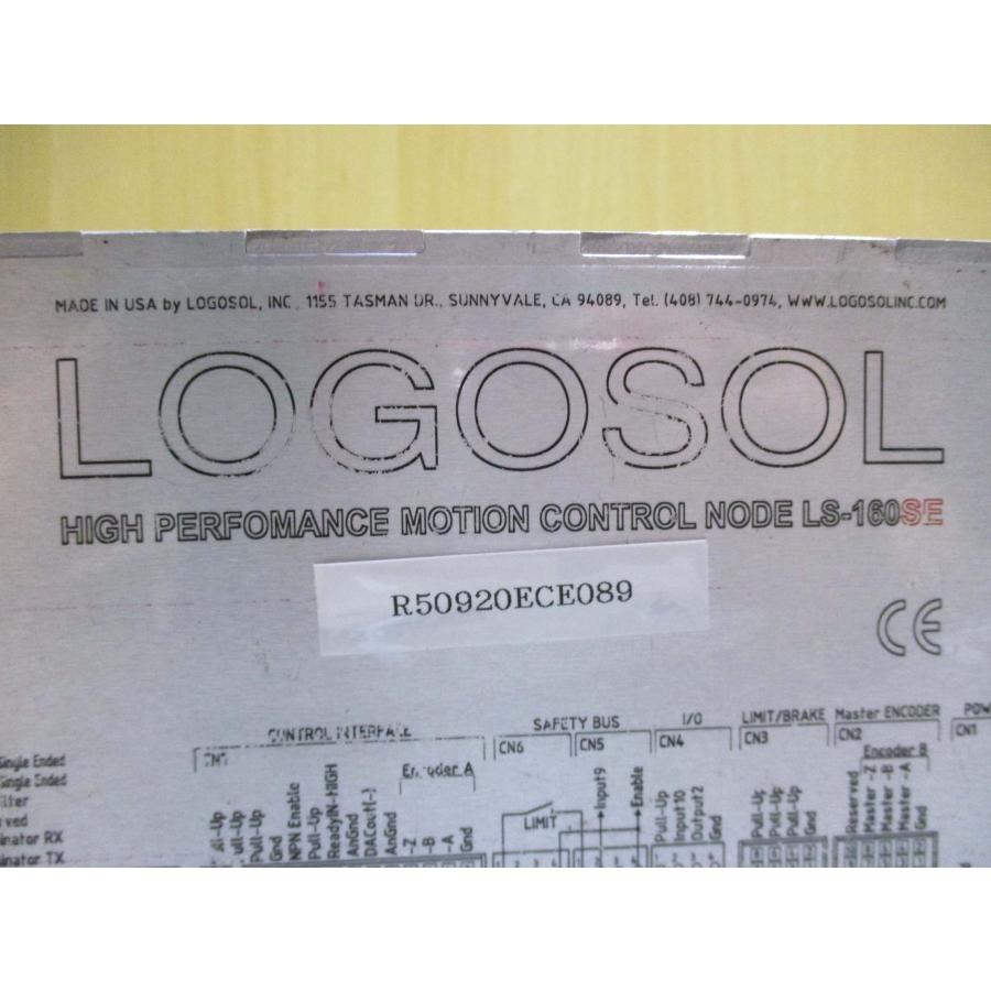 中古 LOGOSOL HIGH PERFOMANCE MOTION CONTROL NODE LS-160SE(R50920ECE089 ...
