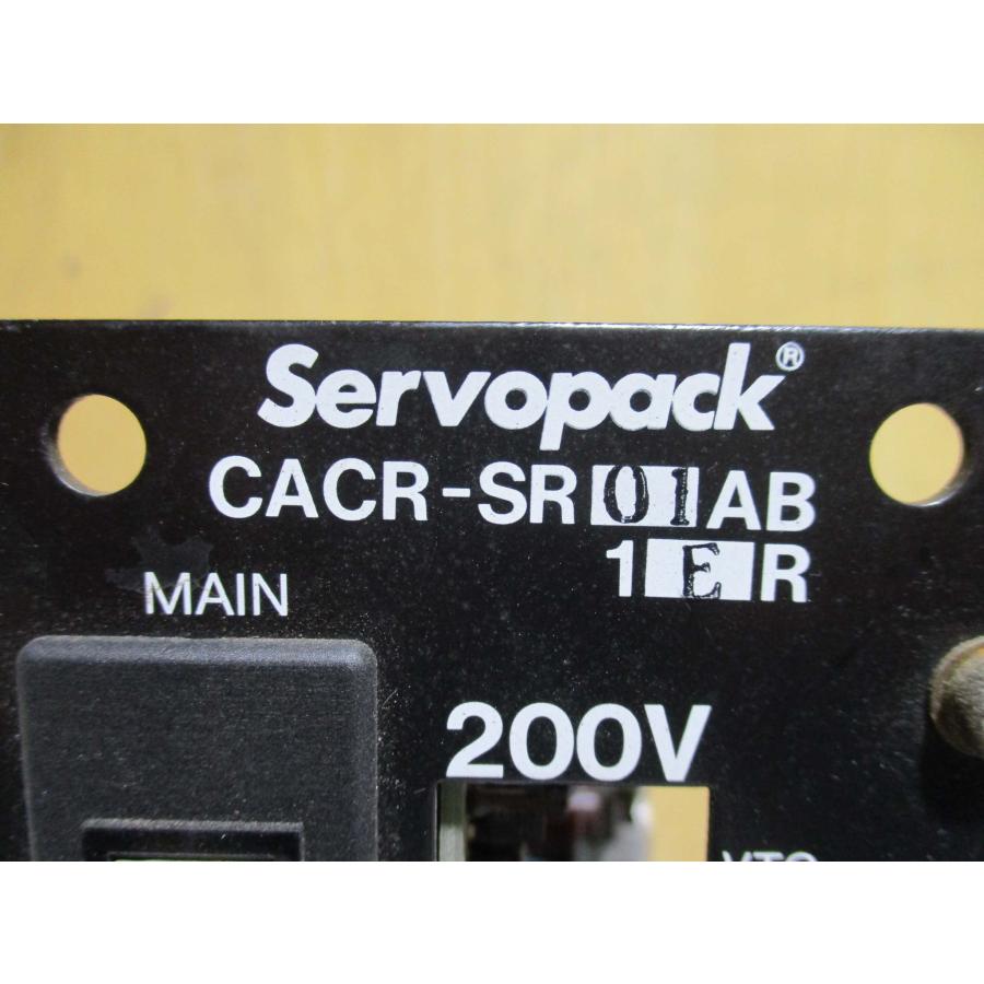 中古 YASKAWA SERVOPACK CACR-SR01AB サーボパック 200V(R50925DGC100