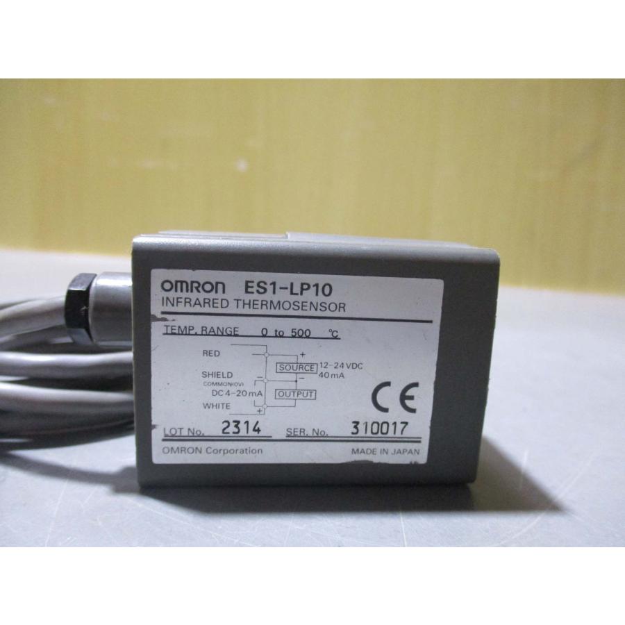 中古 OMRON INFRAED THERMOSENSOR ES1-LP10 非接触温度センサ