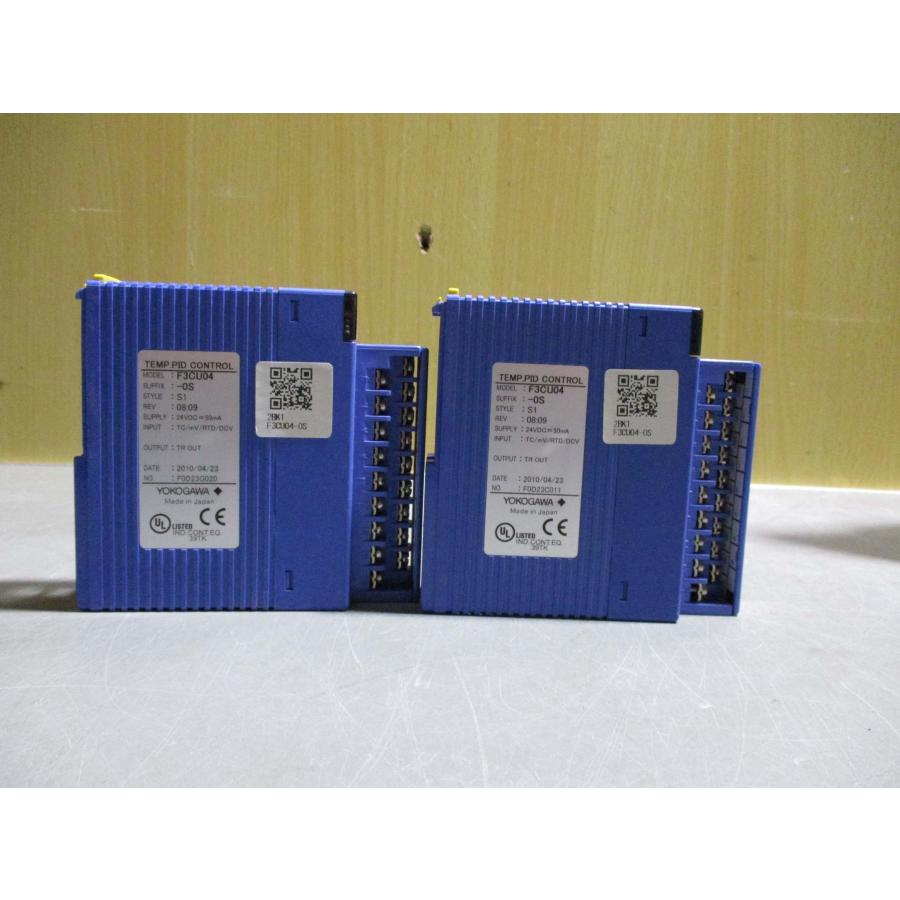 F3CU04-1S 温度調節・PIDモジュール 中古 YOKOGAWA TEMP PID CONTROL F3CU04-0S 温度調節・PID