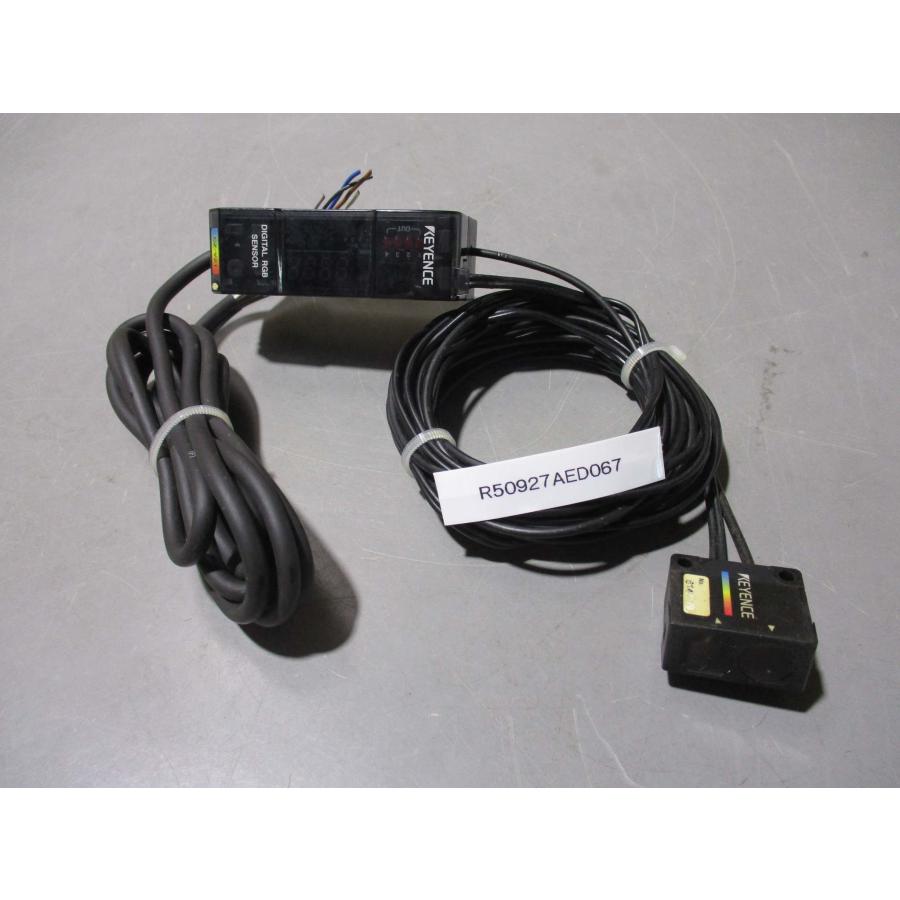 中古 KEYENCE DIGITAL RGB SENSOR CZ-V21/CZ-H35S(R50927AED067 ...