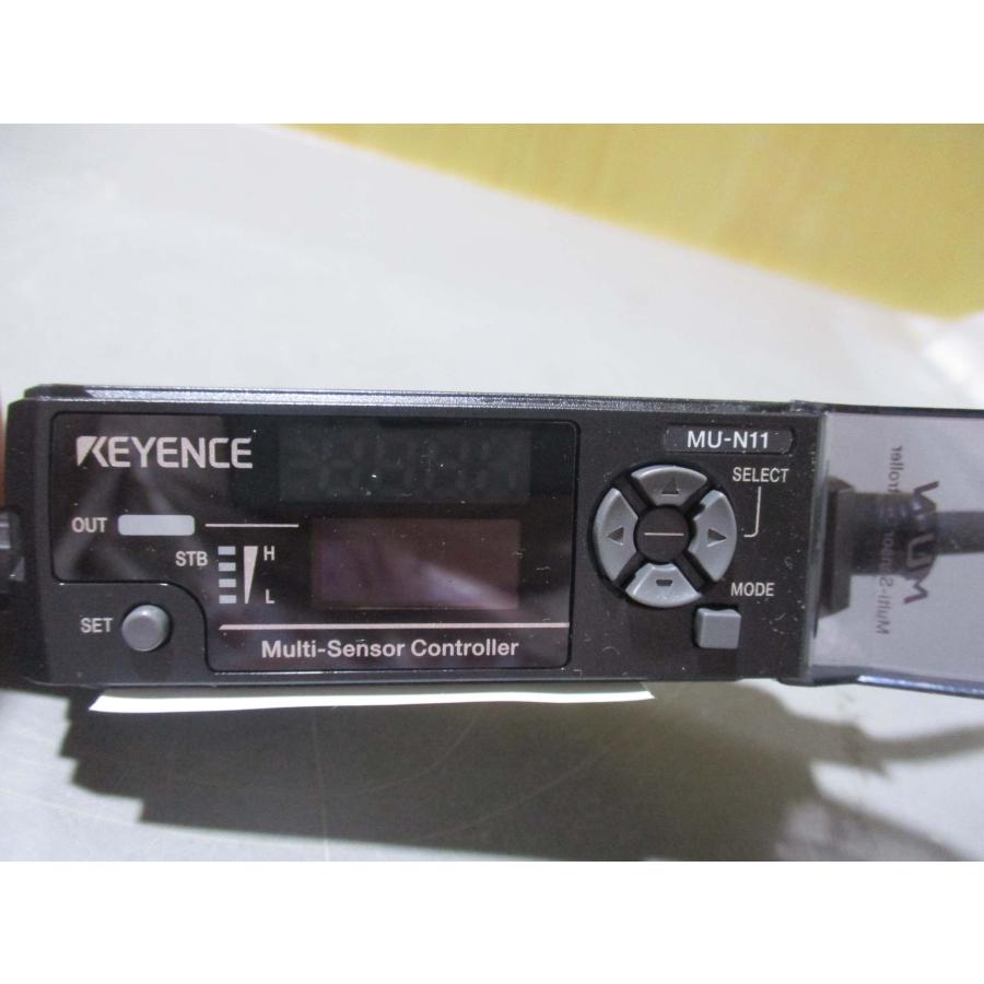 中古 KEYENCE IO-LINK LR-W500C ホワイトスポット光電センサ /MU-N11 