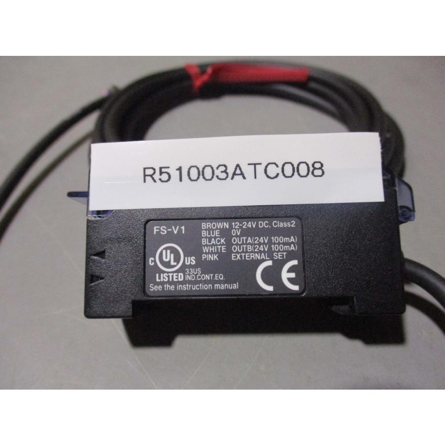 中古 KEYENCE FS-V1 ファイバーセンサーアンプ 3個 (R51003ATC008