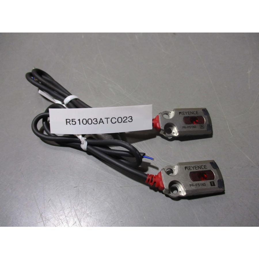 中古 KEYENCE PR-F51N3 フラット透過型超小型アンプ内蔵光電 中古 KEYENCE PR-F51N3 フラット透過型超小型アンプ内蔵光電