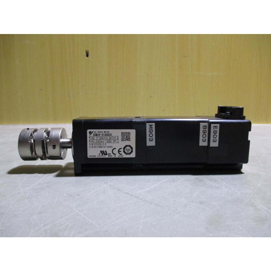 中古 YASKAWA AC SERVO MOTOR SGMJV-01ADA2C AC サーボモータ 100W (R51003GBB048)