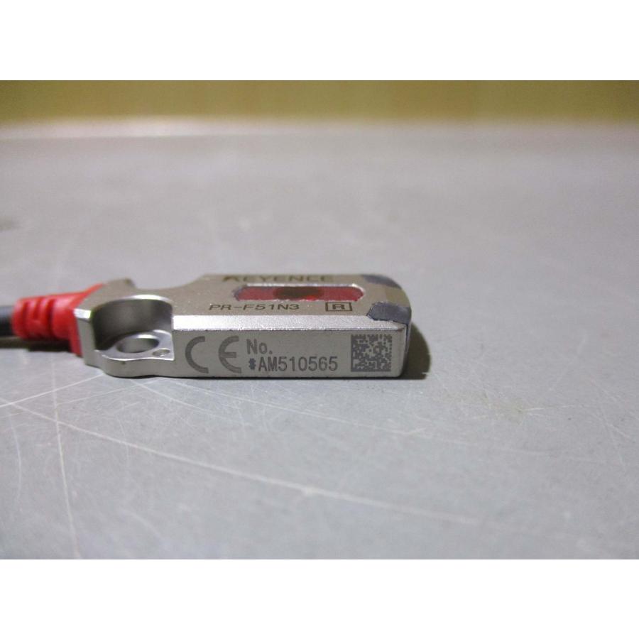 中古 KEYENCE PR-F51N3 T/ Rフラット透過型超小型アンプ内蔵光電
