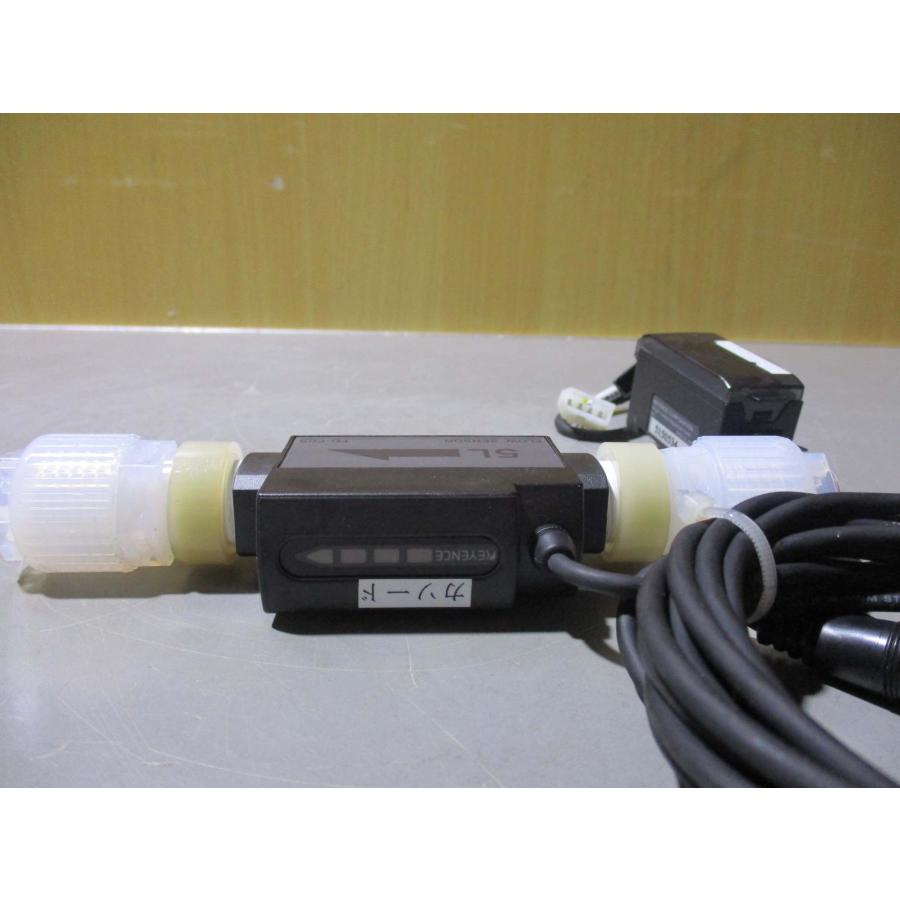 中古 KEYENCE 液体用流量センサ+アンプユニット+ケーブル FD 中古 KEYENCE 液体用流量センサ+アンプユニット+ケーブル FD