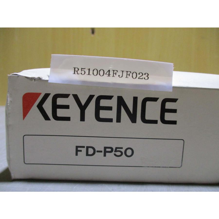新古 KEYENCE FLOW SENSOR FD-P50 アンプ分離型デジタル流量センサ 2個(R51004FJF023)