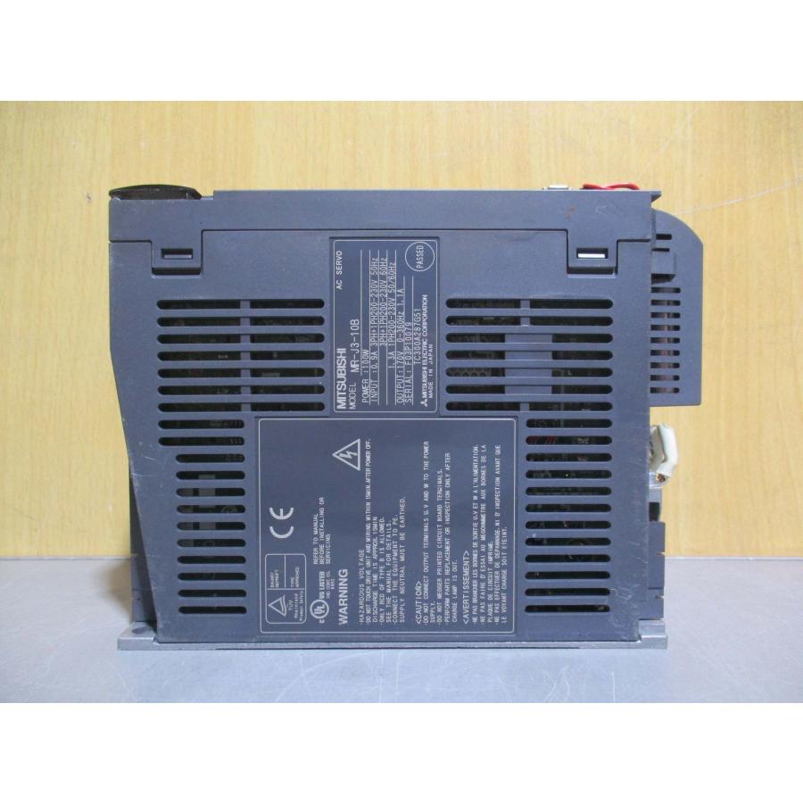 中古 MITSUBISHI AC SERVO MR-J3-10B ACサーボアンプ/ MR-J3BAT AC
