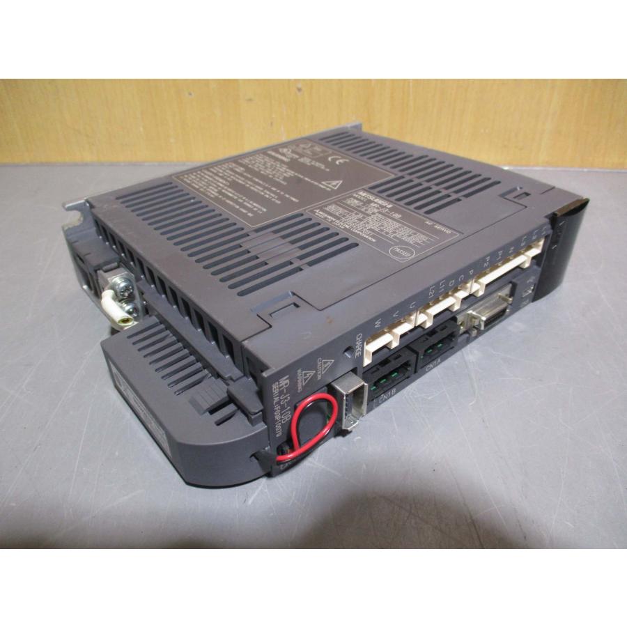 中古 MITSUBISHI AC SERVO MR-J3-10B ACサーボアンプ/ MR-J3BAT AC