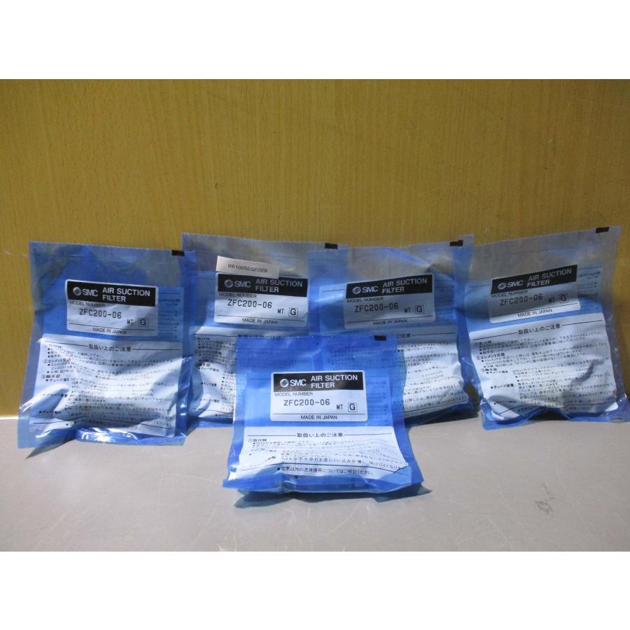 新古 SMC AIR SUCTION FILTER ZFC200-06 真空フィルタ 5個 ＜送料別＞ (R51005EGE029 ...