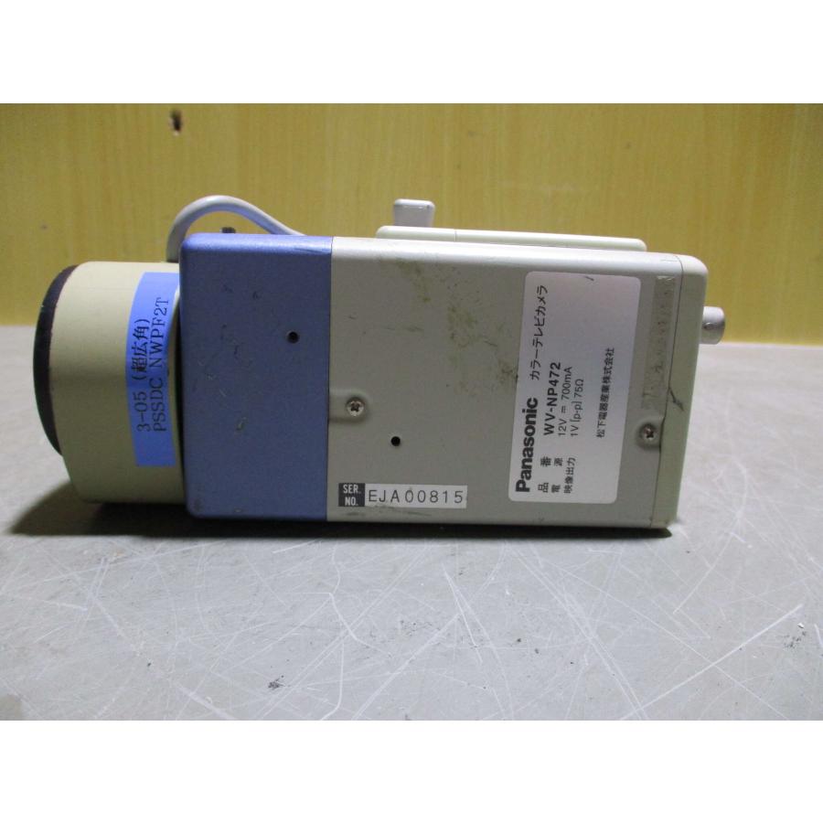 中古 PANASONIC WV-NP472 カラーテレビカメラ / TV LENS WV-LA2R8C3B