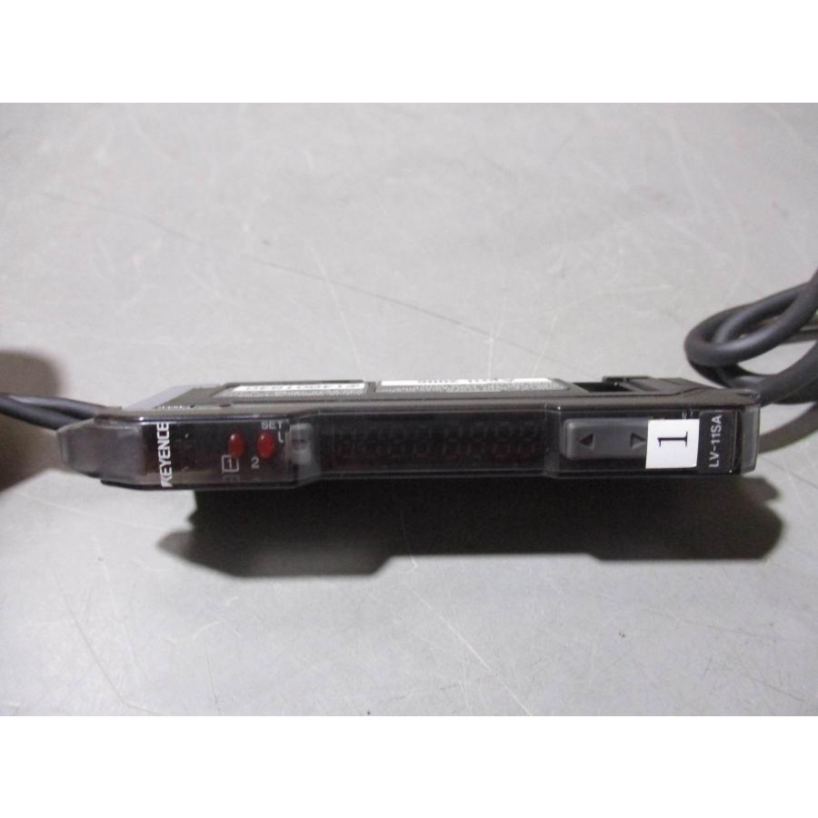 中古KEYENCE LV-11SA/LV-S61 超小型デジタルレーザセンサー