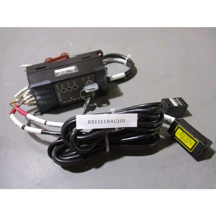 中古KEYENCE LX2-60/LX2-100T/LX2-100R レーザセンサ セット
