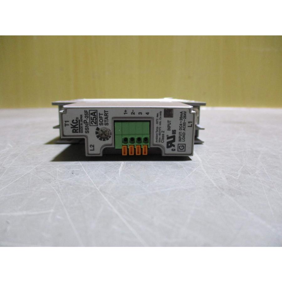 RKC SSNP-25F 単相電力調整器(2点セット) 中古 RKC SSNP-25F DINレール取付電力調整器 位相制御