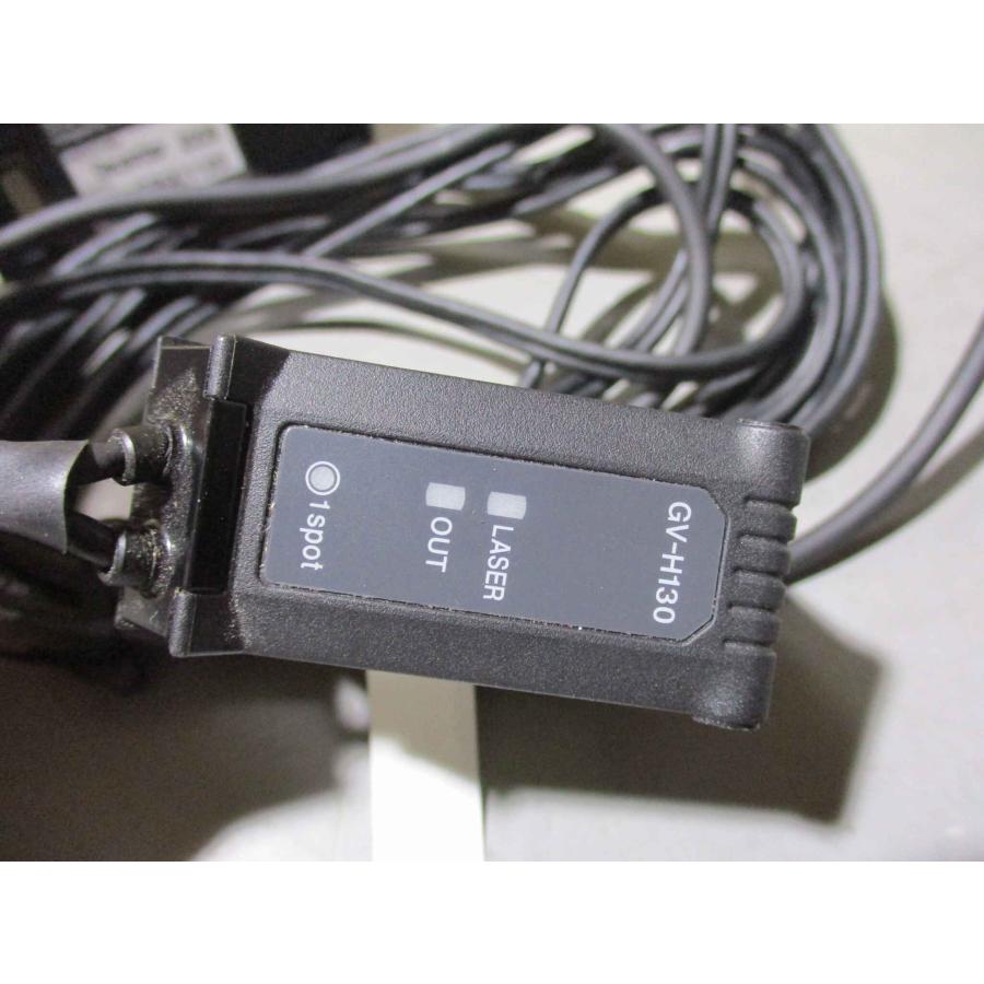 中古 KEYENCE CMOS LASER SENSOR GV-22/GV-H130 レーザセンサ セット