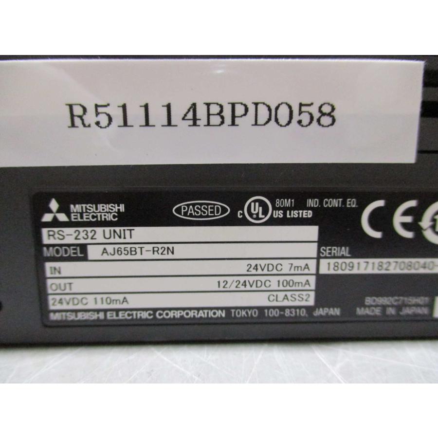 中古 MITSUBISHI RS-232 UNIT AJ65BT-R2N (R51114BPD058