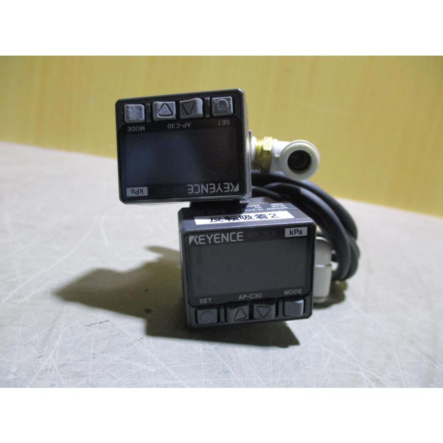 中古KEYENCE AP-C30 デジタル圧力センサ 2個(R51120BADA039 中古KEYENCE AP-C30 デジタル圧力センサ 2個(R51120BADA039