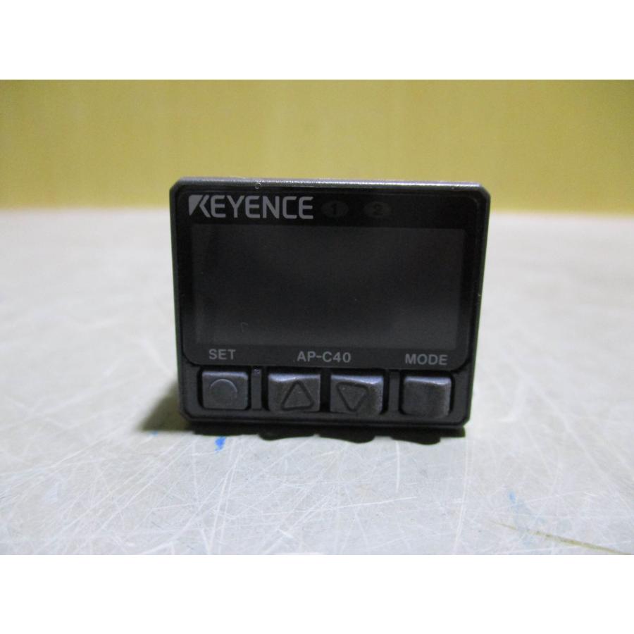 中古 KEYENCE AP-C40 2色表示デジタル圧力センサ 3個 (R51121BADA056
