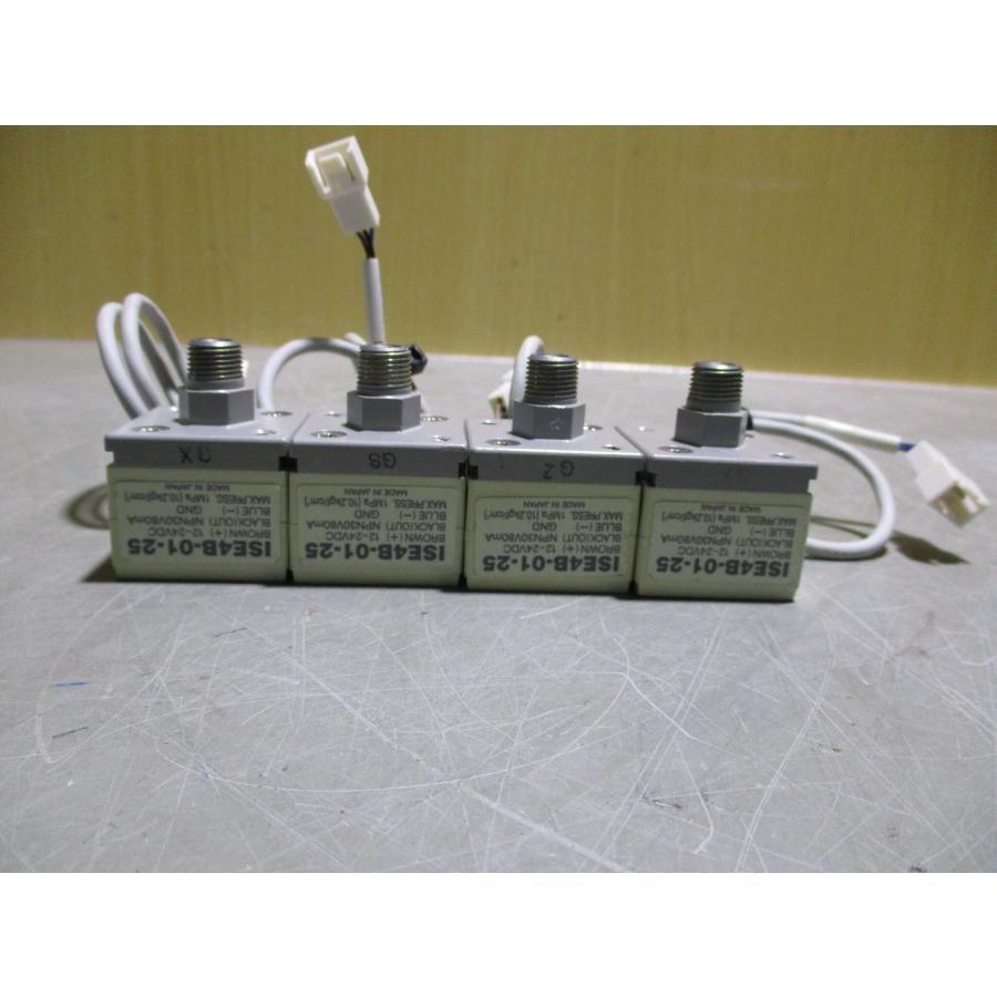 中古 SMC ISE4B-01-25 Pressure Switch 4個 (R51121BADA077 中古 SMC ISE4B-01-25 Pressure Switch 4個 (R51121BADA077