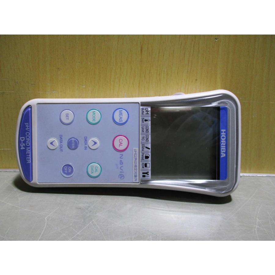 中古 HORIBA D-54 ハンディタイプpHメータ (R51123BWA003 