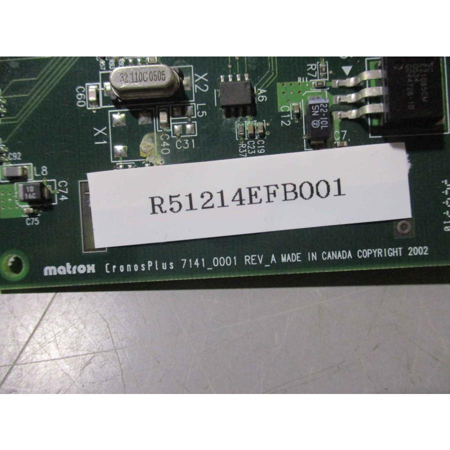 中古 MATROX CRONOSPLUS 7141 0001 REV A Card (R51214EFB001)｜growdetradingltd｜04