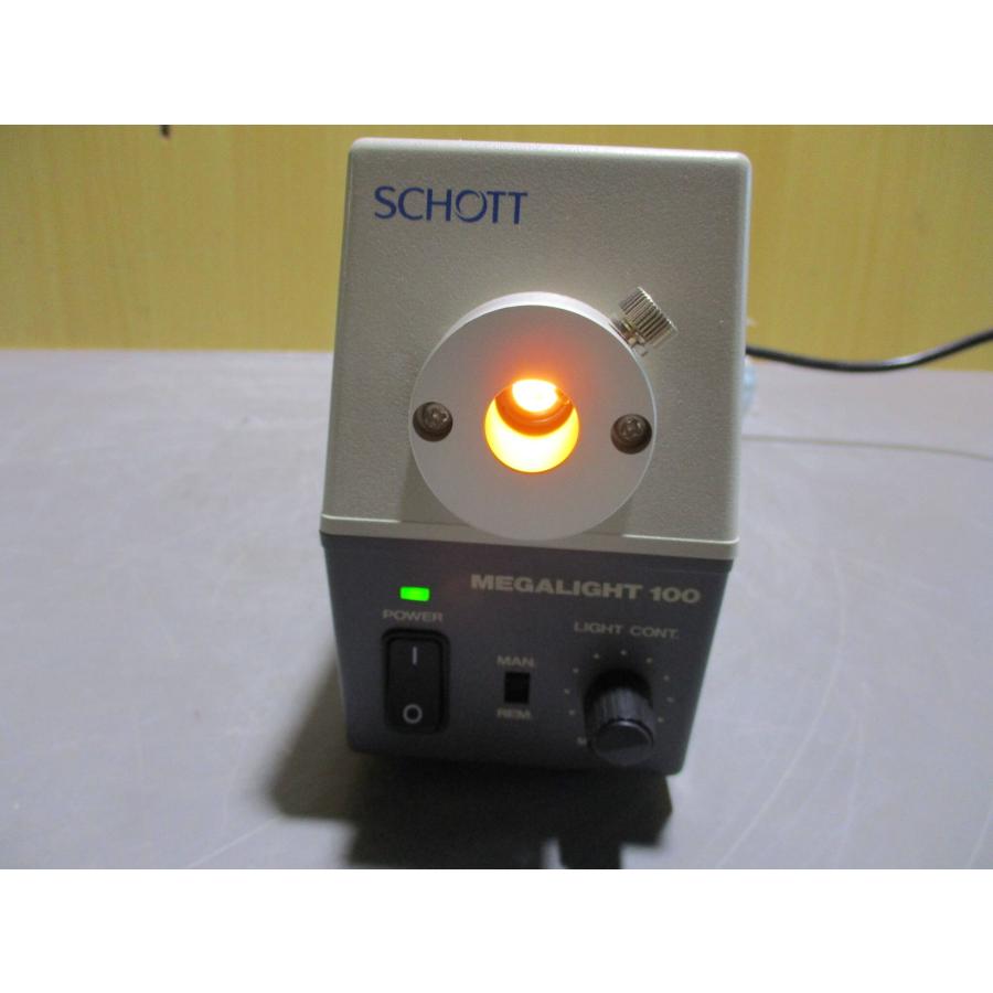 新古 HOYA-SCHOTT Megalight 100 Halogen light source 通電確認